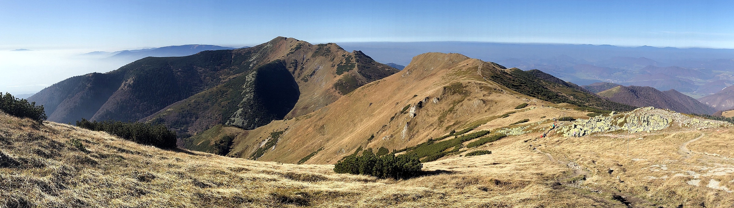 Panorama z vrcholu Pockkogelu 2807m