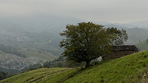 Nad údolím Rio Miera